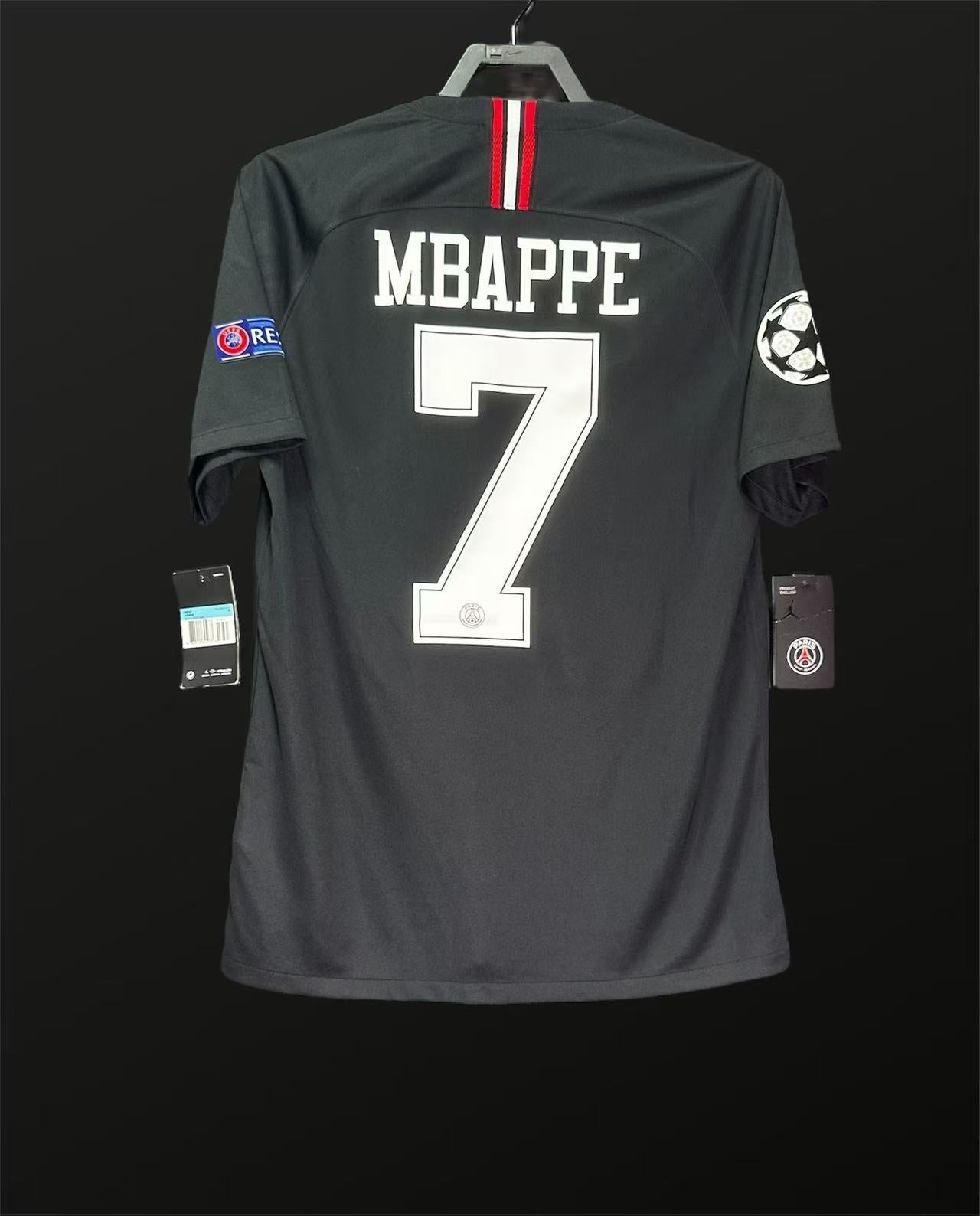 2018-19 巴黎聖日耳門｜二客｜球迷版｜#7 Mbappe｜BNWT｜2018-19 PSG Third Jersey｜